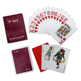 2 Decks Texas Hold'em Plastic Poker Card Waterproof Playing Cards